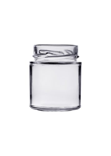 161 ml PREMIUM üveg ezüst színű fedővel
