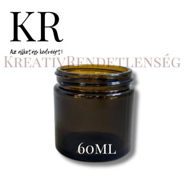 Vintage hangulatú 60ml tégely fedővel